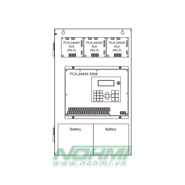 PCA-2440X Trung tâm báo cháy địa chỉ Integlex Multicrest S508, Hệ thống báo cháy địa chỉ