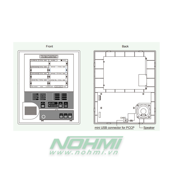 PCA-N3060-MCU Trung tâm báo cháy địa chỉ N3060, Hệ thống báo cháy địa chỉ
