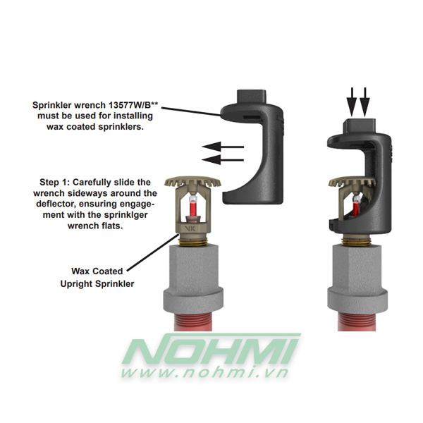 VK100 Đầu phun Sprinkler Viking hướng lên tiêu chuẩn Micromatic®, Đầu phun sprinkler Viking-UL